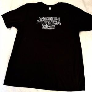 Ready Player One 2018 Movie logo Tshirt Mens size XL Movie-Buff-gift NEW
